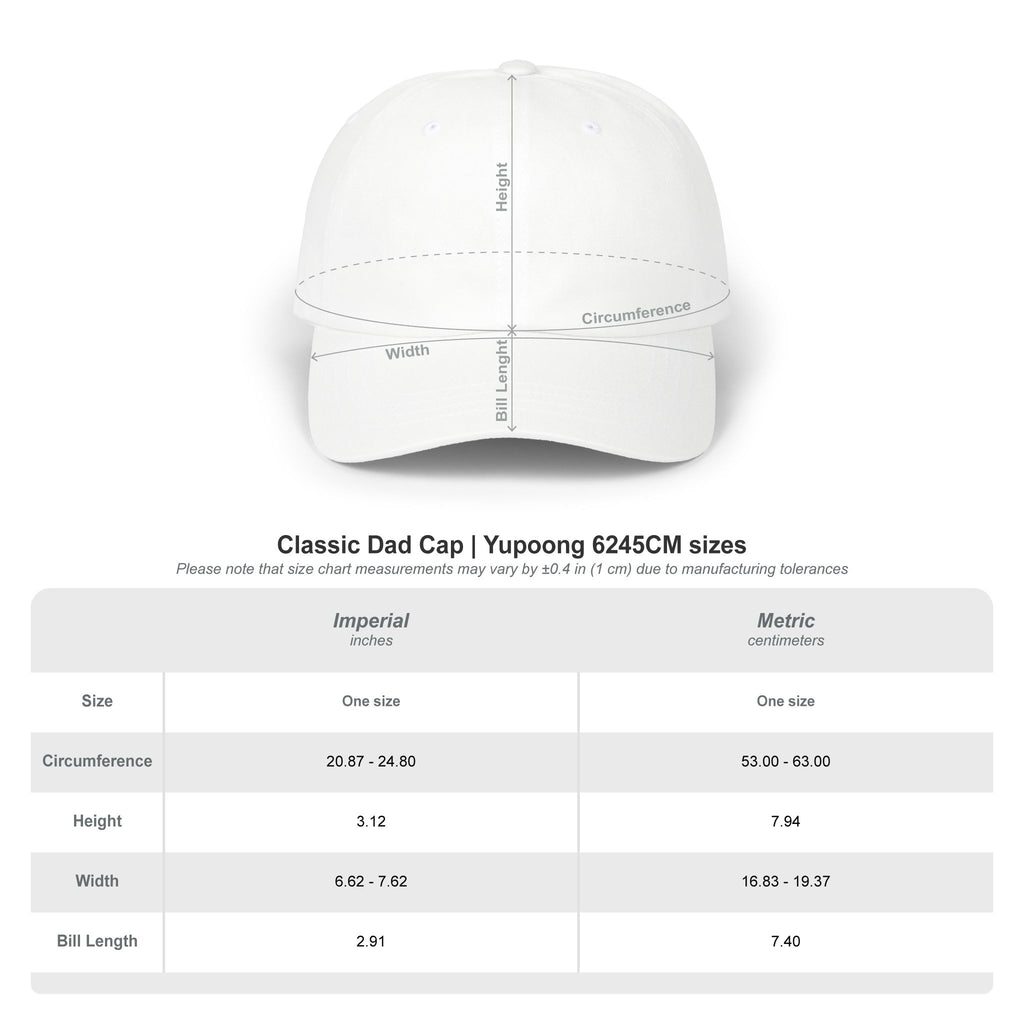 FUN'D — Black Logo Dad Cap